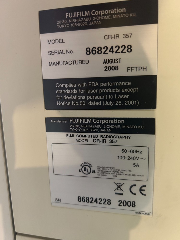 Fuji Carbon XC-2 CR-IR 357 Imaging System