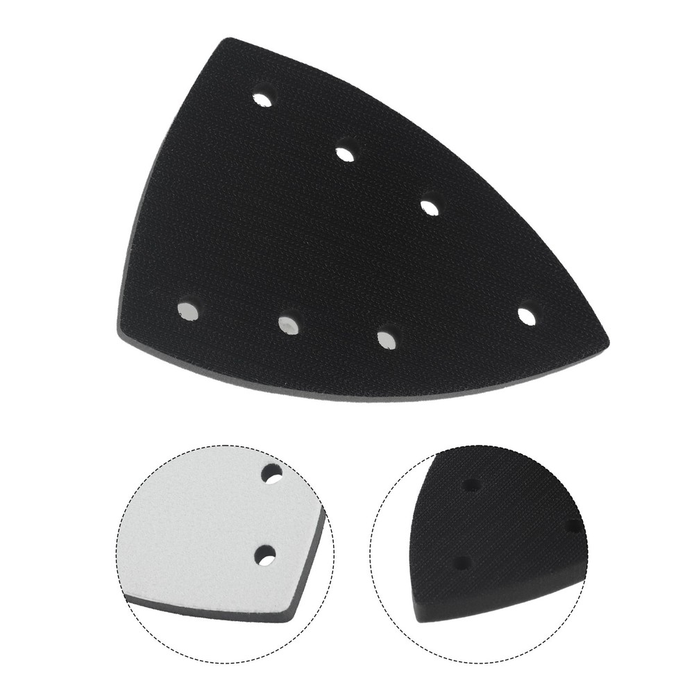 Triangle Sanding Pads for Swift Abrasive Changes 7 Hole Sandpaper Backing Pad