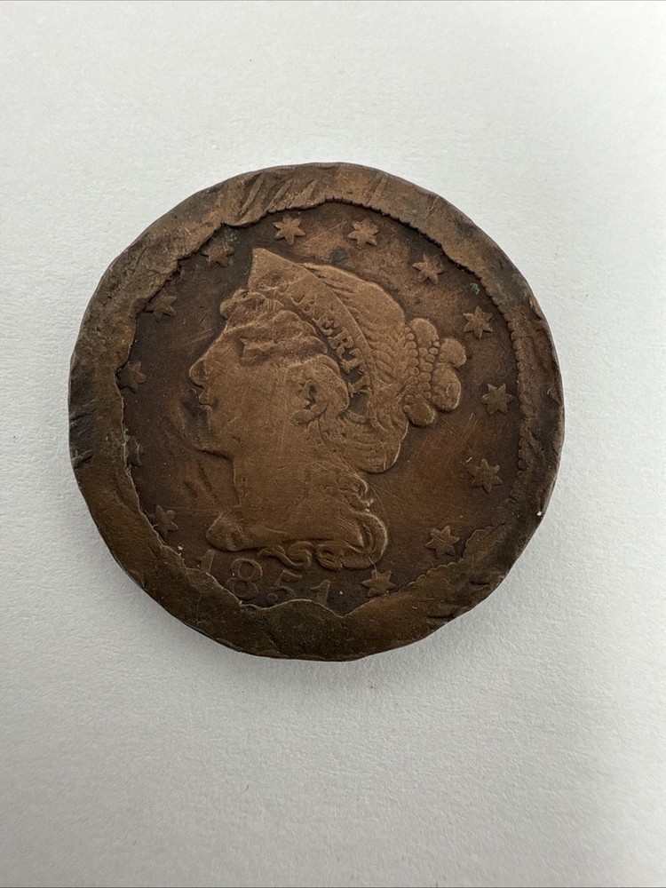1851 Large Cent US Coin #10011