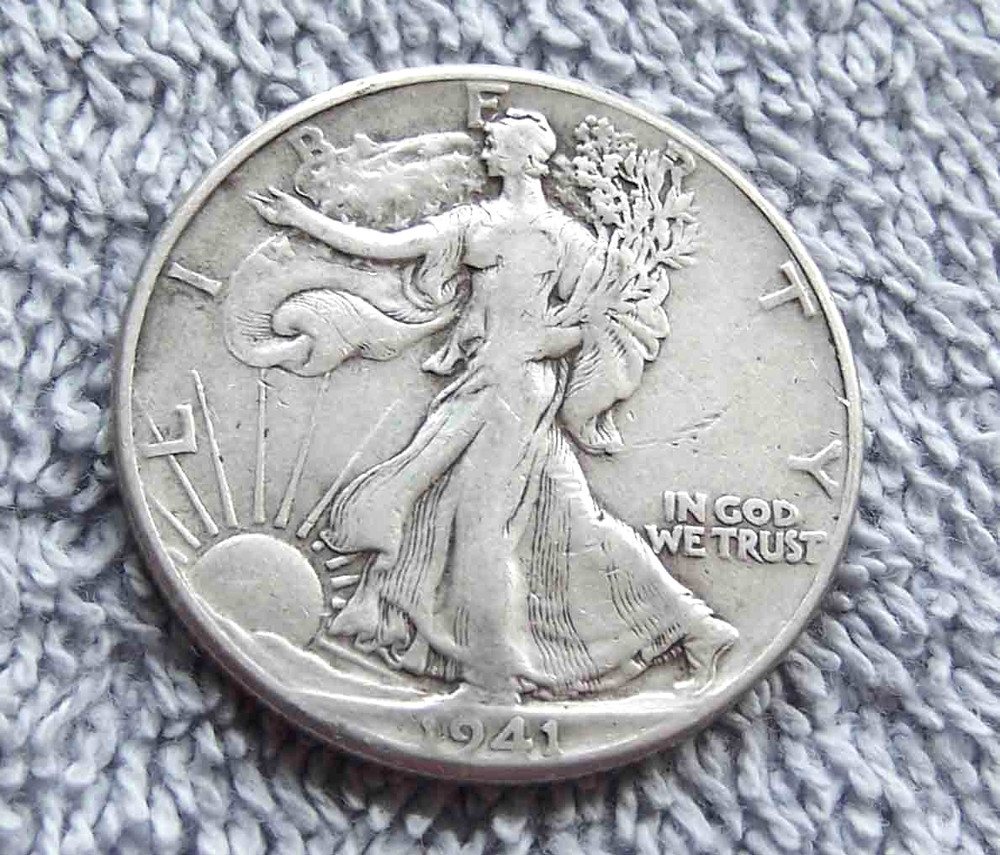 1941 Walking liberty Half Dollar #30