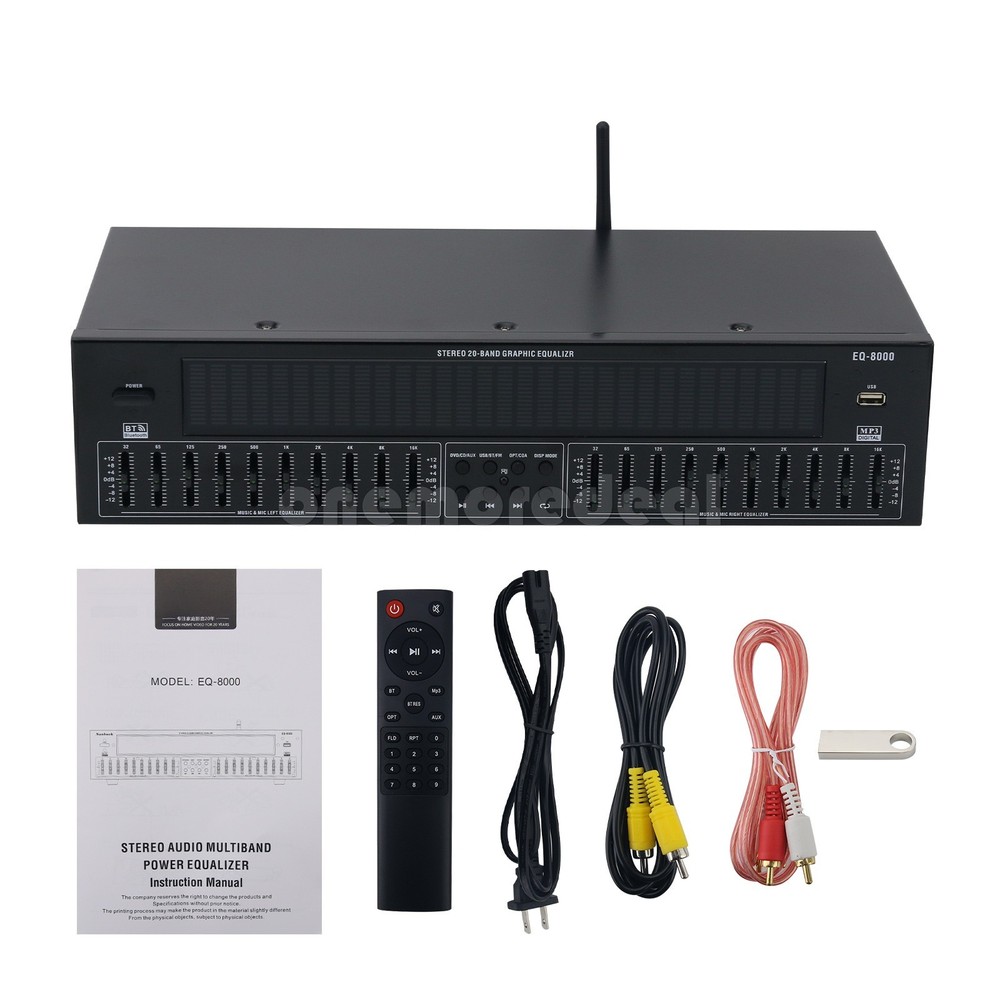 EQ8000 EQ Equalizer BT5.4 Optical Fiber Coaxial Digital Audio Decoder Processor