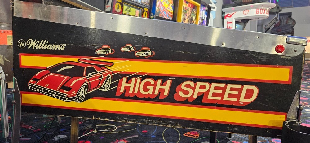 HIGH SPEED Pinball Machine - Williams 1986 - 2472