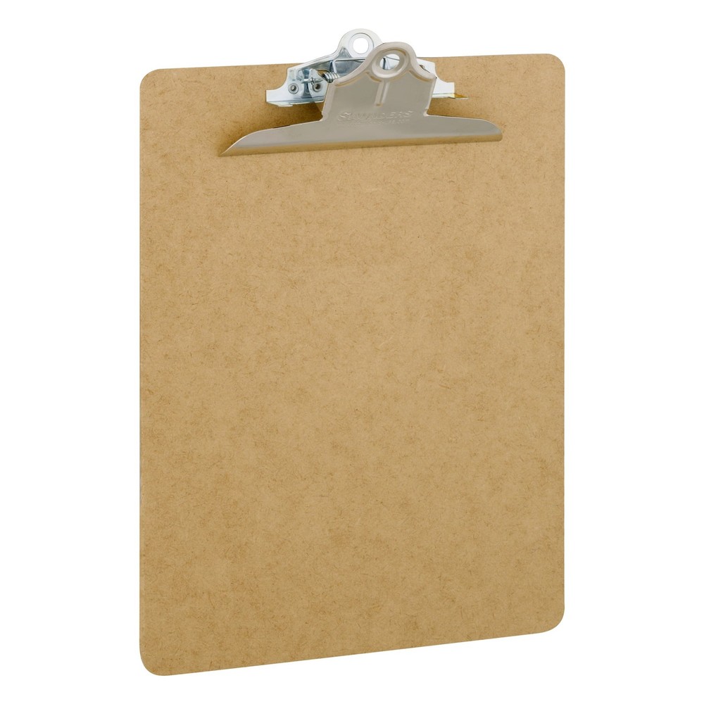 (5 pack) Manufacturing Hardboard Clipboard with High Capacity Clip