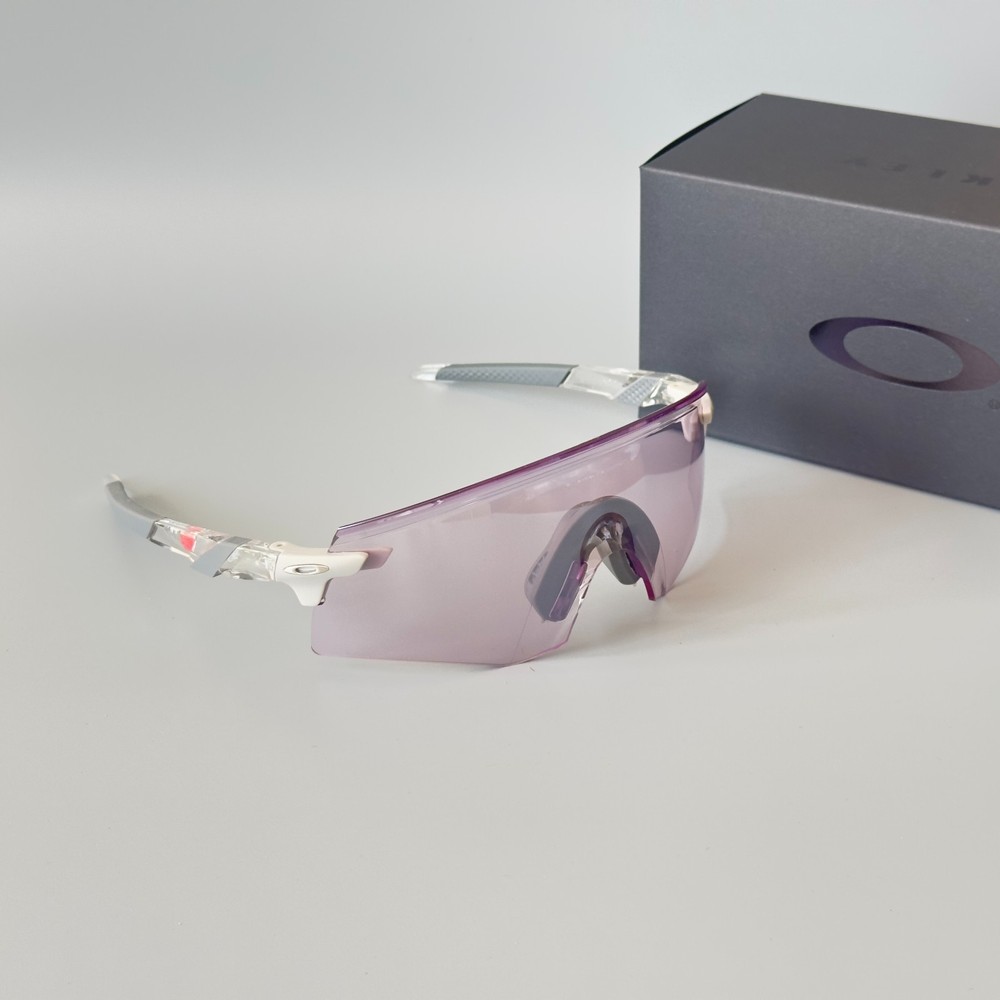 Oakley Encoder OO9472 Sunglasses Polished Clear Prizm Lowlight w/case