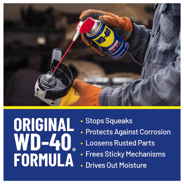 WD-40 Multi-Use Spray 8 oz Smart Straw Lubricant Rust Remover Protectant