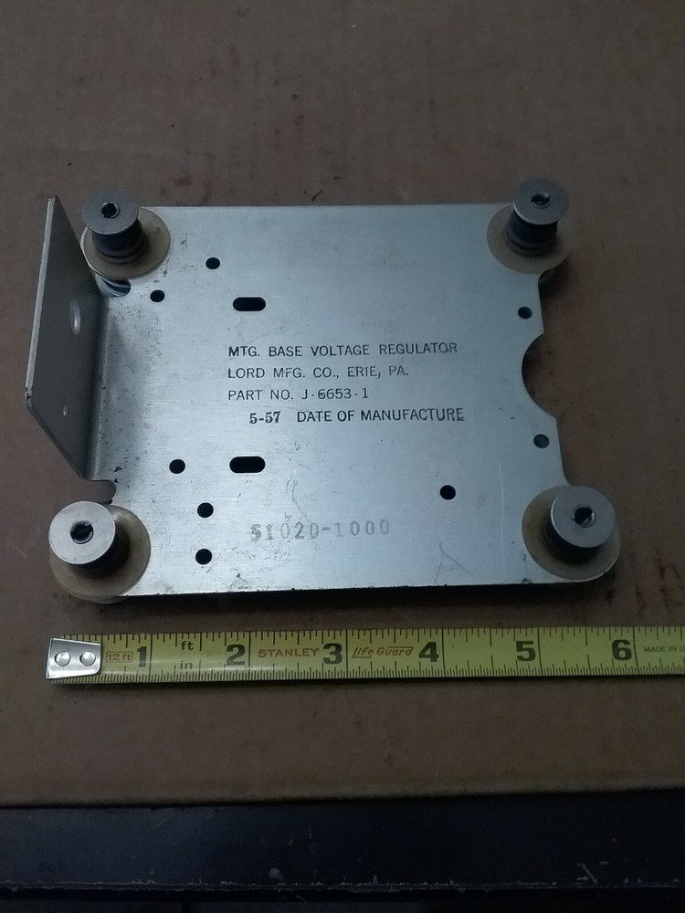 Lord Mfg Voltage Regulator Base