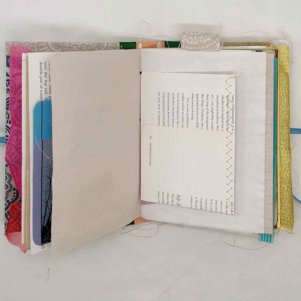Eclectic Junk Journal 1, Handmade Recycled Journal, Mixed Media Journal