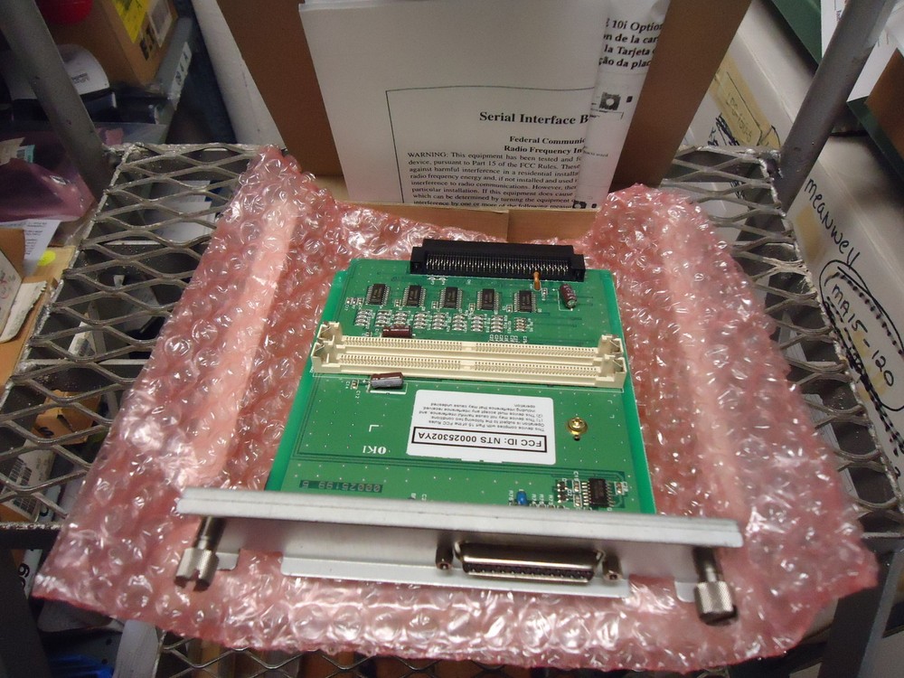 OKI RS-232C Serial Interface Board. Brand New!