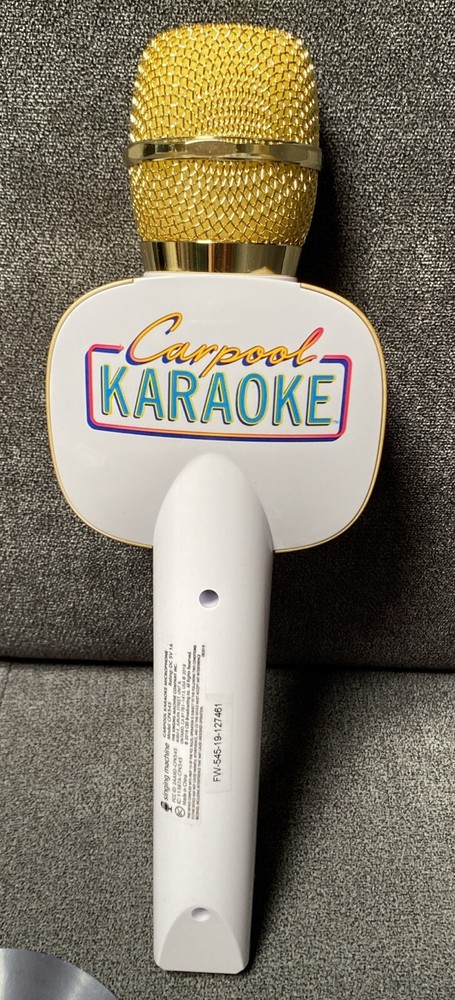 Singing Machine CPK545 Carpool Microphone - White