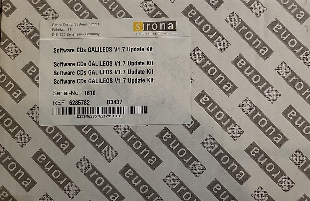 Sirona Galileos 1.7 Update Kit Software (Box P4)