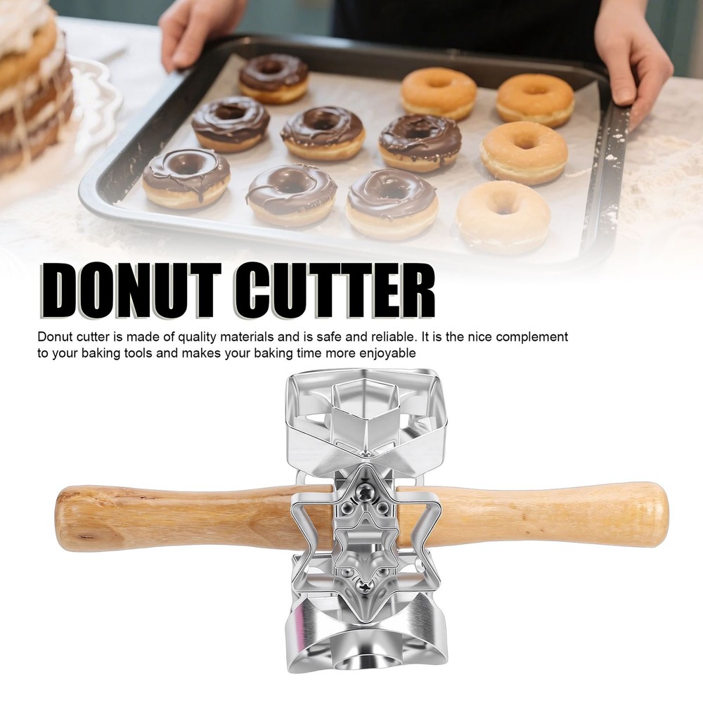 3-Donut Cutter For Easy Baking Demold Kitchen Tool