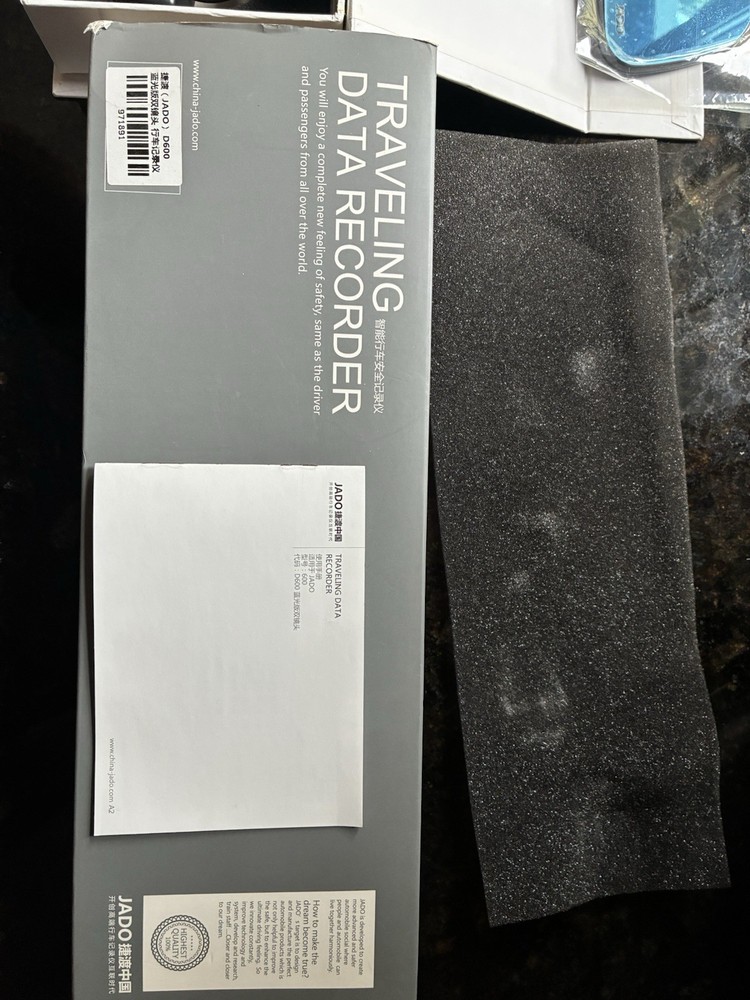 Jado Traveling Data Recorder Front And Rear Camera