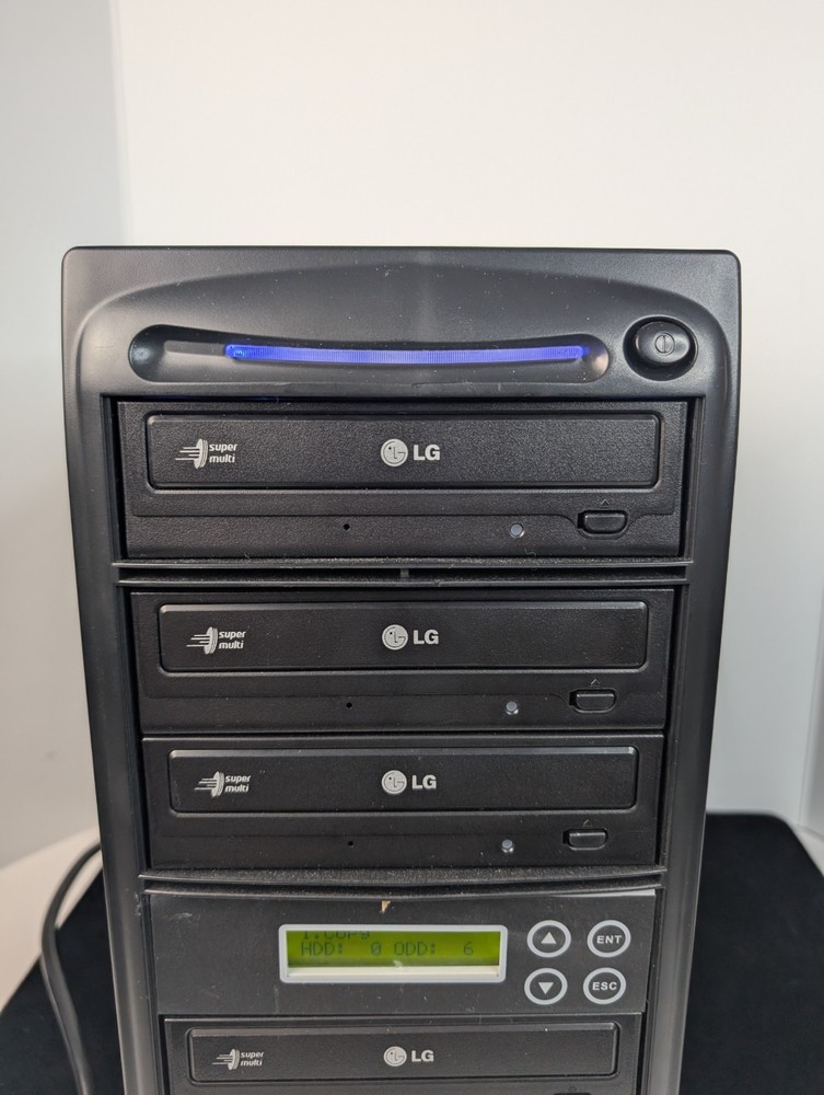 LG Pro Duplicator JPS705 6 Bay CD DVD Burner Tower