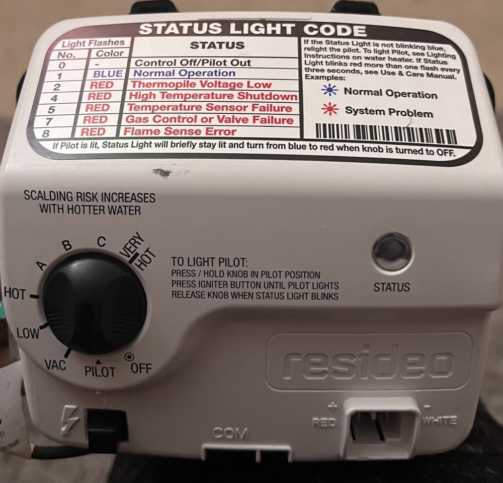 Brand New Gas Water Heater Control Valve