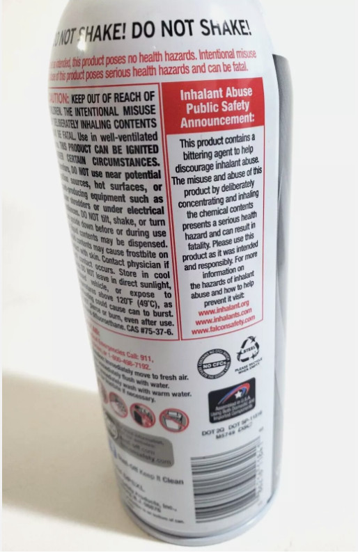 Falcon Dust-Off Compressed Computer Gas Duster 10 oz 12 Cans