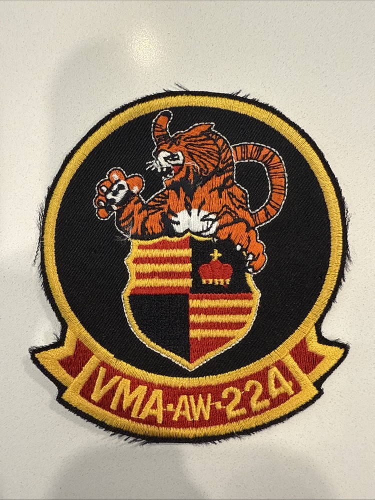 USMC Marines Patch: VMFA(AW)-224 Fighting Bengals Squadron Patch