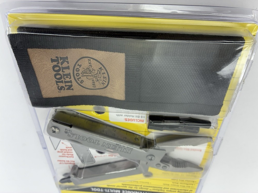 Klein Tools 1016 Electrical Maintenance Multi-Tool w/ Pouch & Bits – NEW Sealed