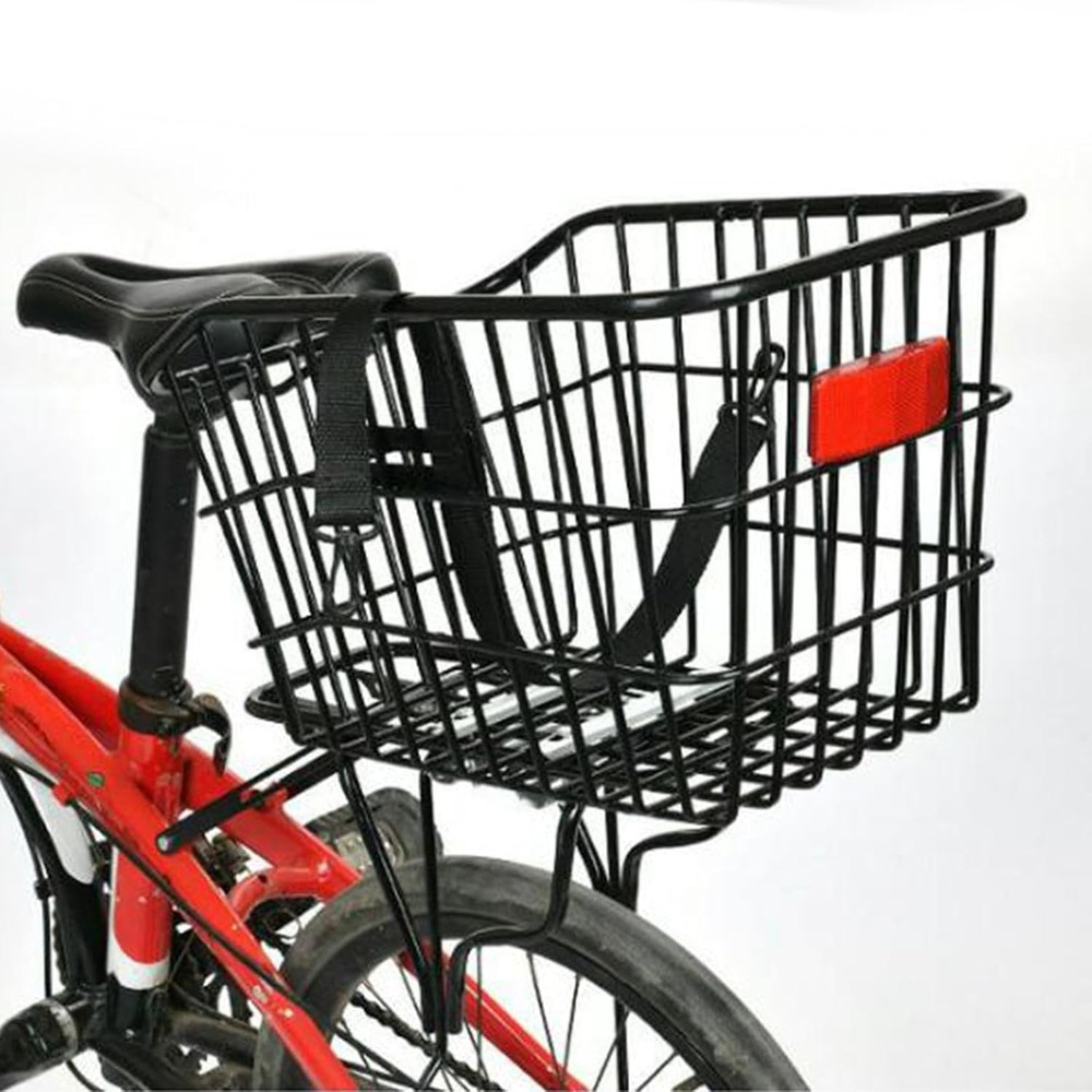 2-Pack Rectangular Red Bike Reflectors, Rear Frame Mount Cycling Warning Acce..