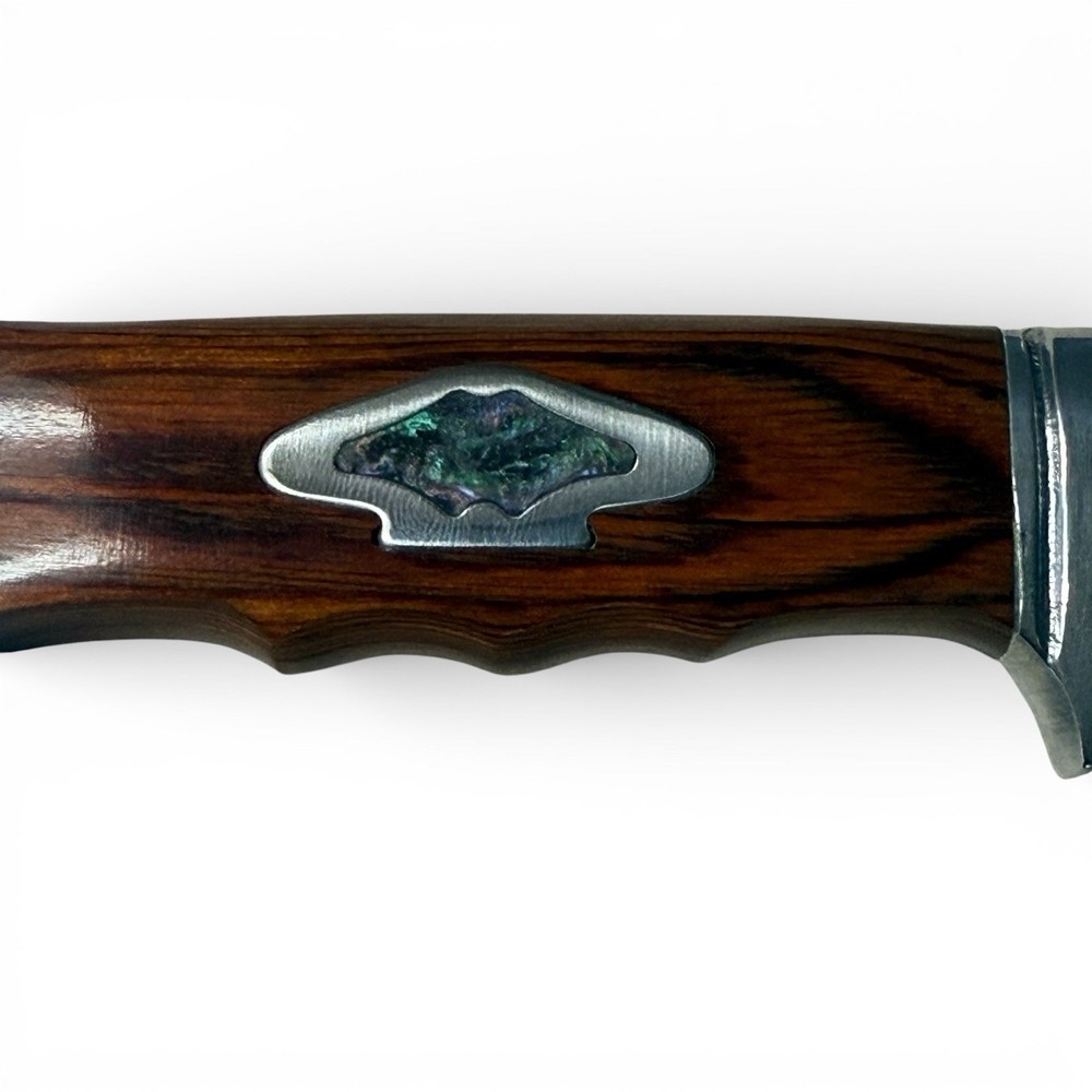 Doom Blade Bowie Knife Fixed Blade 6in Wood Handle Full Tang