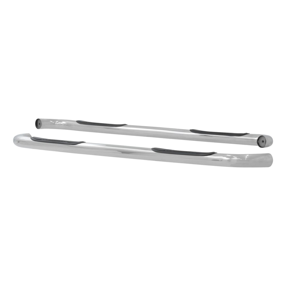 Step Bars 3 in. Diameter Stainless Steel Polished Ford Pair