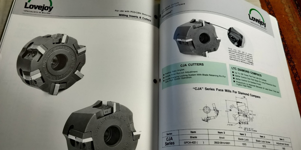 1991 ~ LOVEJOY precision tools catalog Silicon Nitride PCD / CBN C1