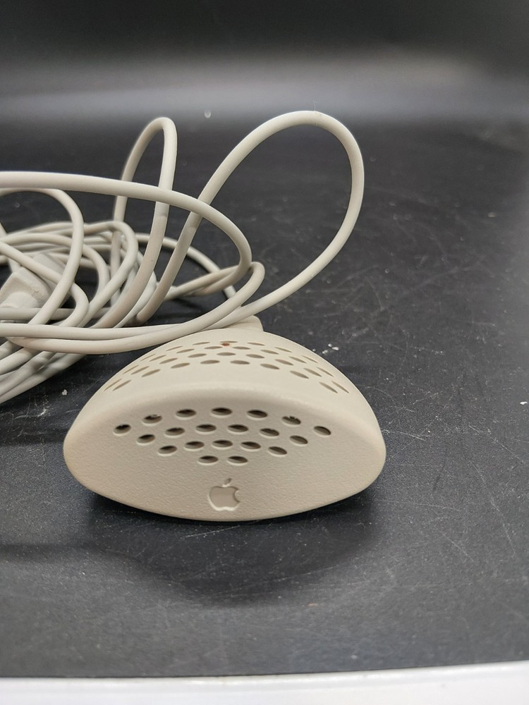 VINTAGE APPLE PLAIN TALK MICROPHONE 590-0670 GENUINE MAC MACINTOSH