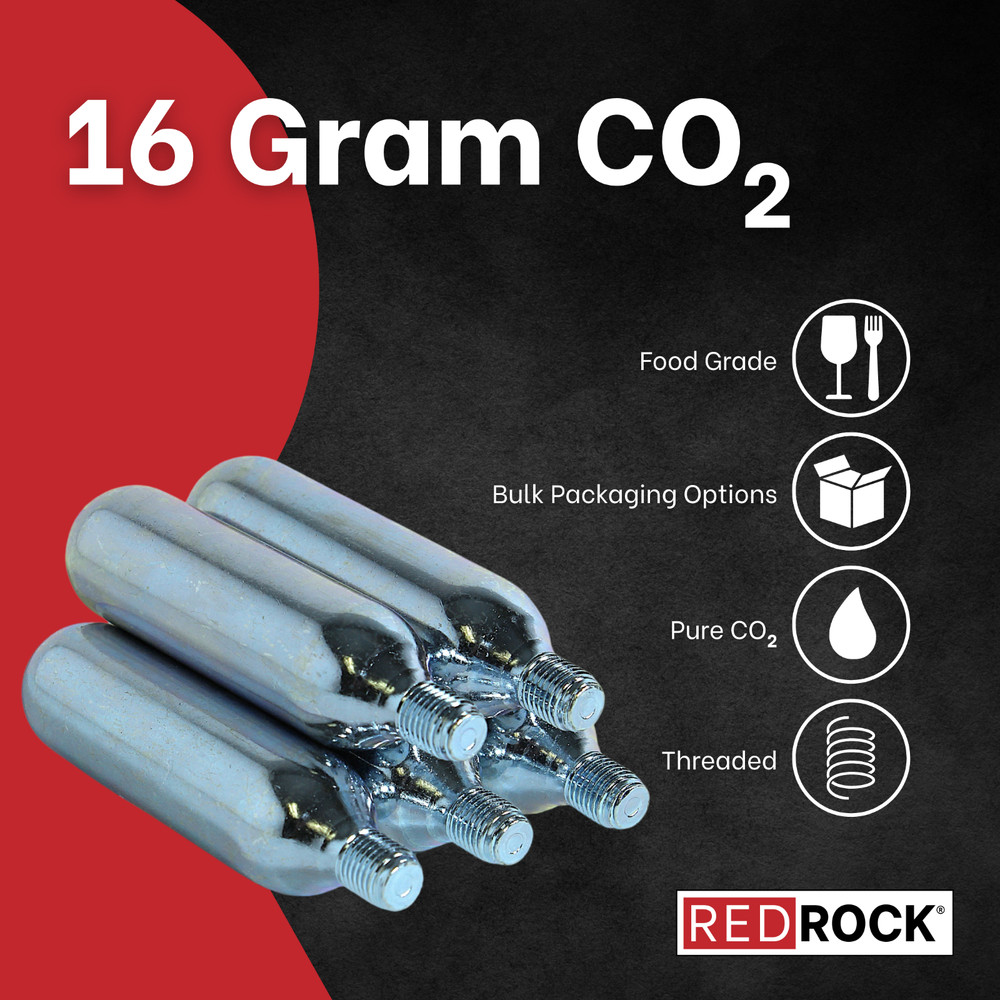 20-Pack 16g Threaded CO₂ Cartridges – Industrial-Grade