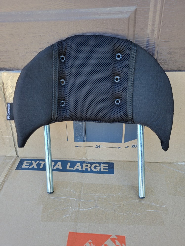 Convaid Cruiser Size 12 Headrest Extension Head Rest Black