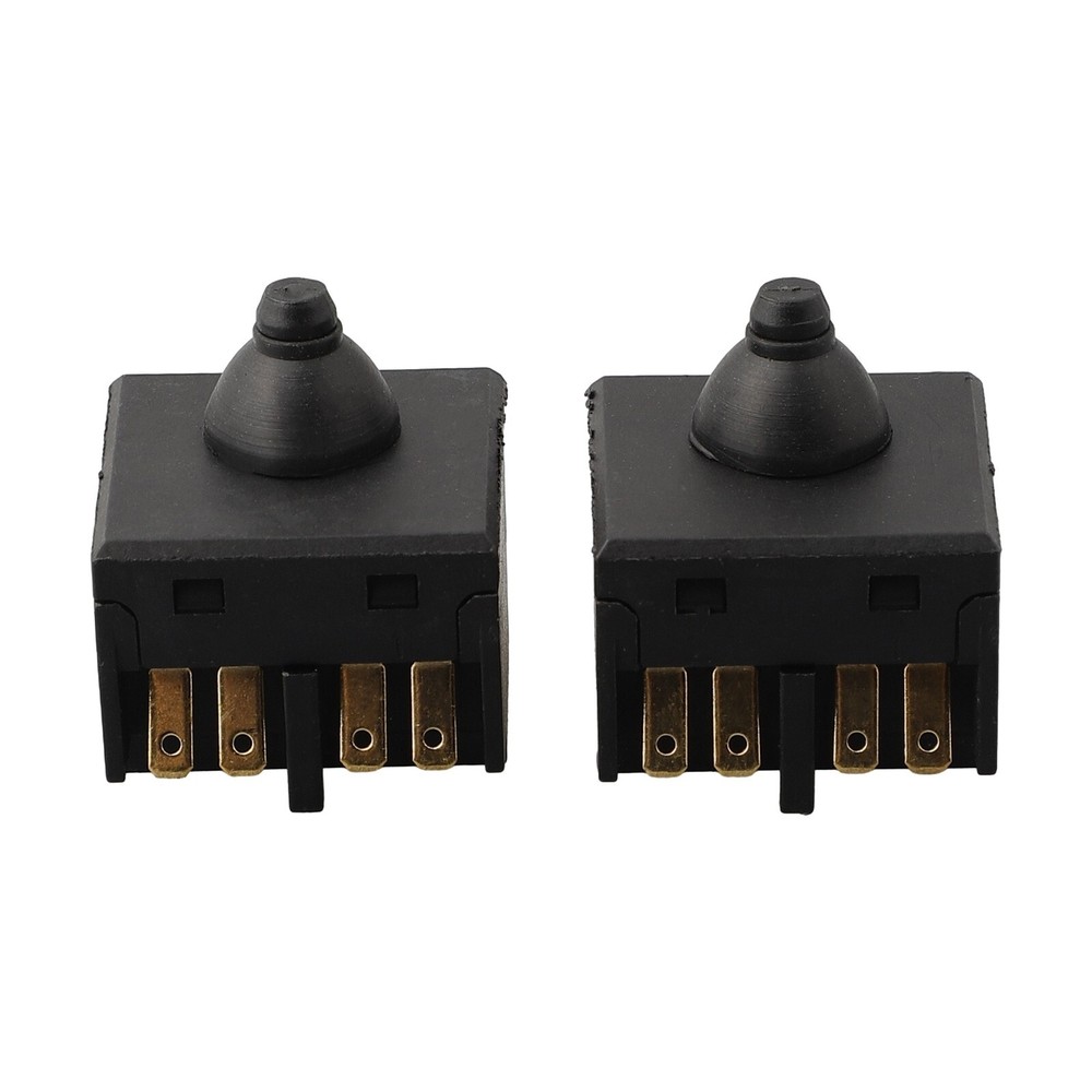 2PCS Replacement Push Button Switch For Angle Grinder 100 Polisher Accessory--
