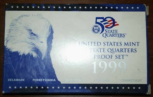1999 Quarter Proof Set in original BLUE box