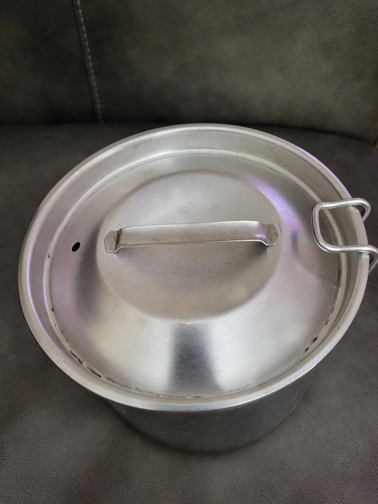 Vintage Camping Pot With Locking Lid
