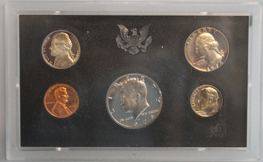 1972 Proof set (Clad) - (OGP) 5 coins