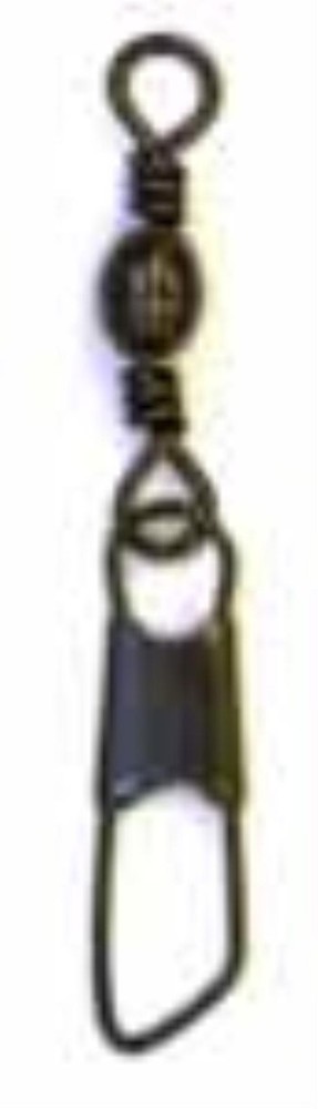 Eagle Claw 01042-1 Black Barrel Snap Swivel 3Ct