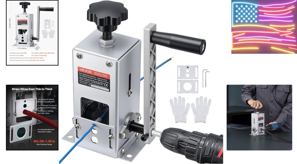 Manual Wire Stripper Machine, 0.06-1.18 in, Copper Cable Stripper Tool, Hand ...