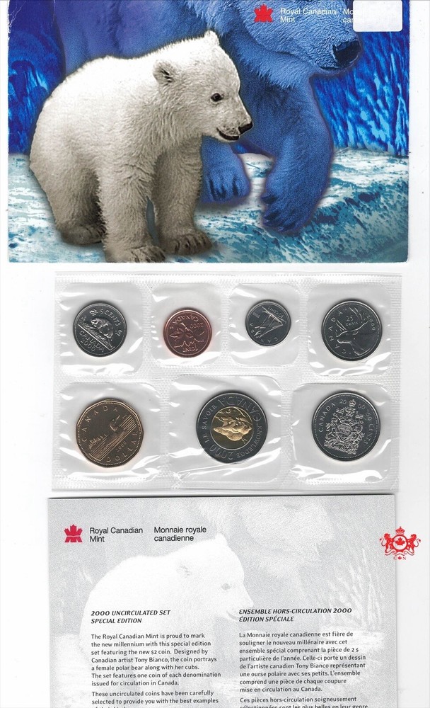 2000 Canada Proof Like Knowledge Set - Royal Canada Mint -