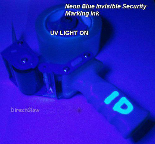 Opticz 2oz Industrial Bright BLUE Blacklight Reactive Invisible Ink