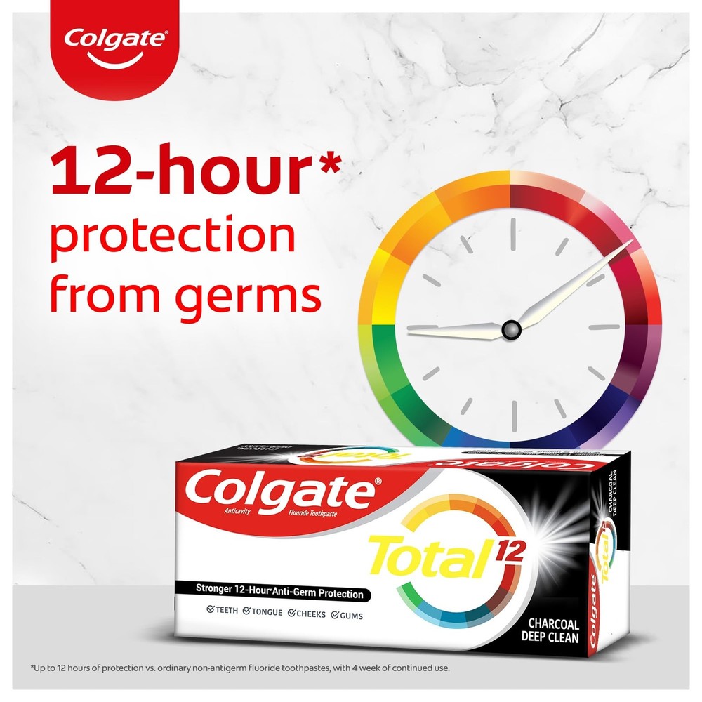 Colgate Total Charcoal Deep Clean Toothpaste 5.2 Ounce (Pack of 1)