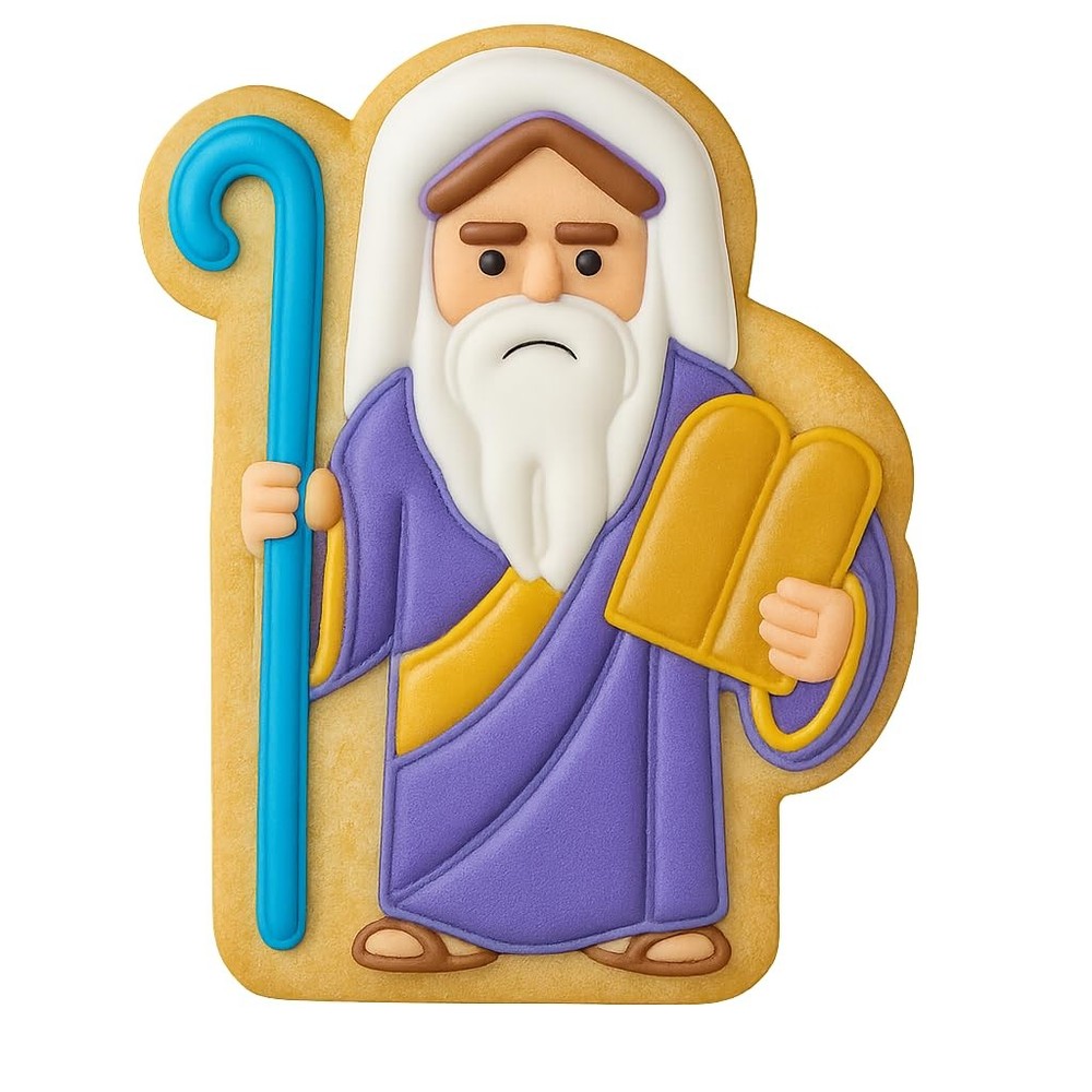 Biblical Moses Tablet Cookie Cutter - 4x3" Creative Party Design