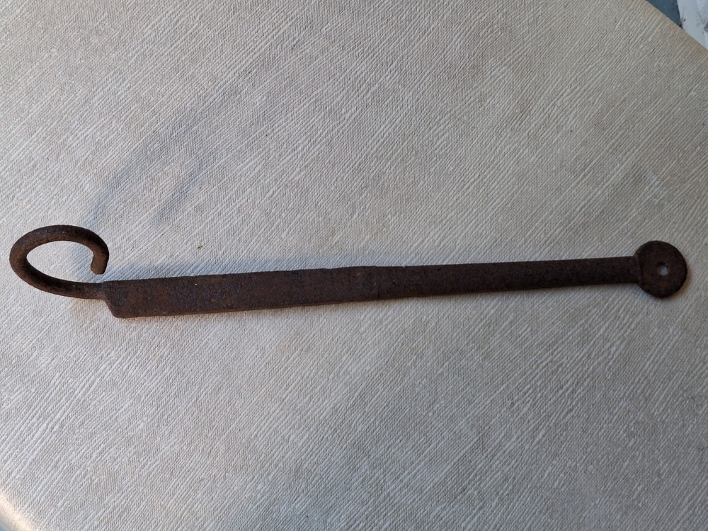 Antique Forged Wall Mounted Hook 14"