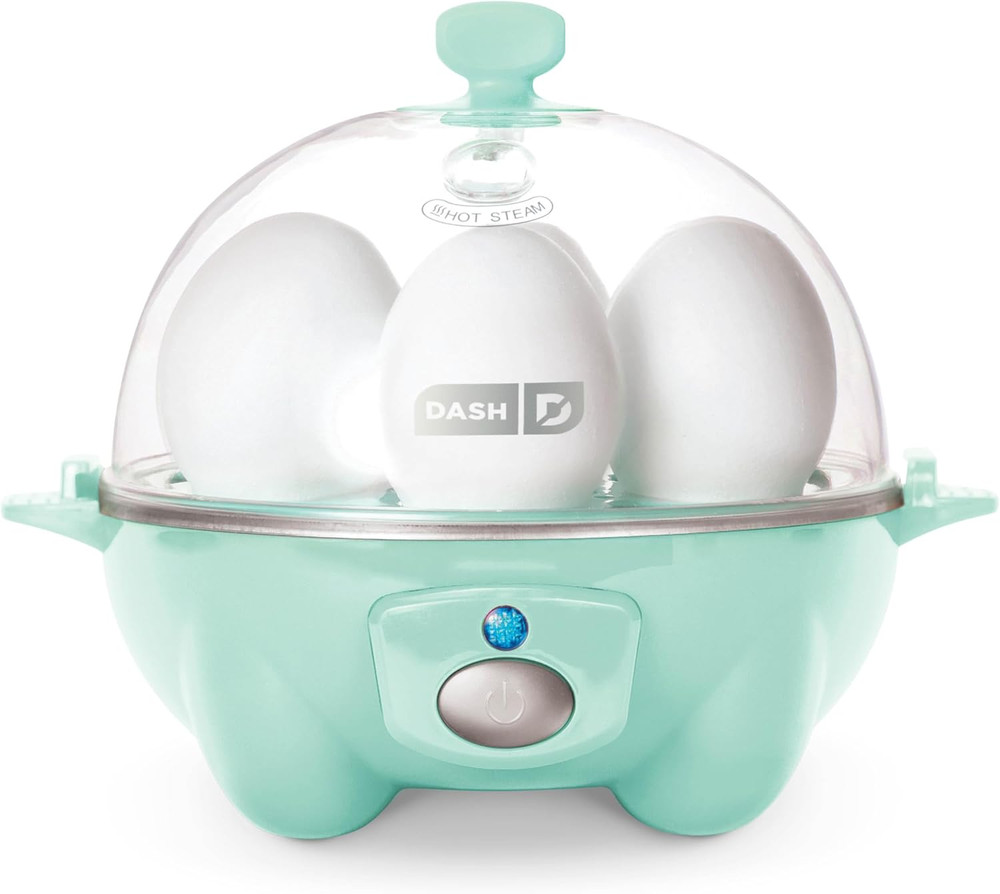Rapid Egg Cooker: 6 Egg Capacity Electric Egg Cooker for Hard Boiled Eggs, Poach