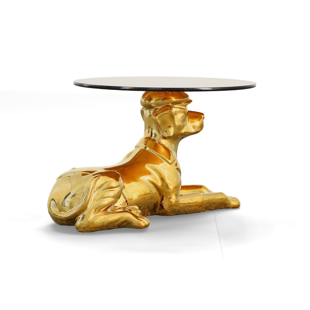 Small Dog with glasses Statue