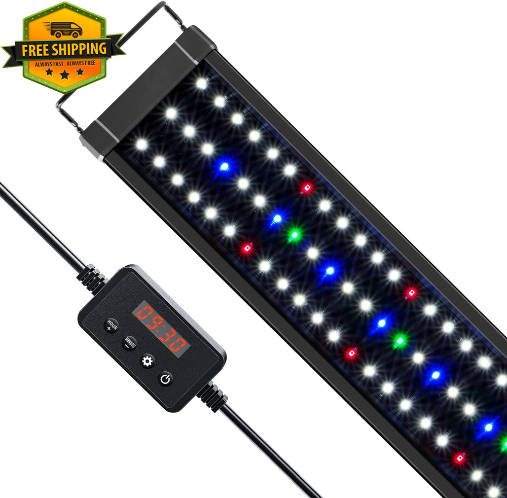 Classicled plus LED Aquarium Light with Timer, 32 Watts, for 48 to 60 Inch Fish