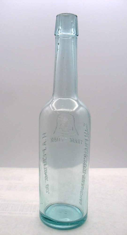 SAN FRANCISCO PERFUME BOTTLE - H. A. PERFUME CO. (EMBOSSED BELL)