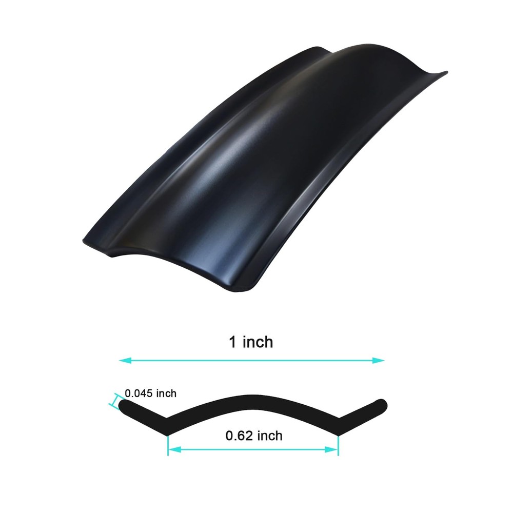 RV Trim Molding roll 100ft UV Resistant Insert hardware set Black