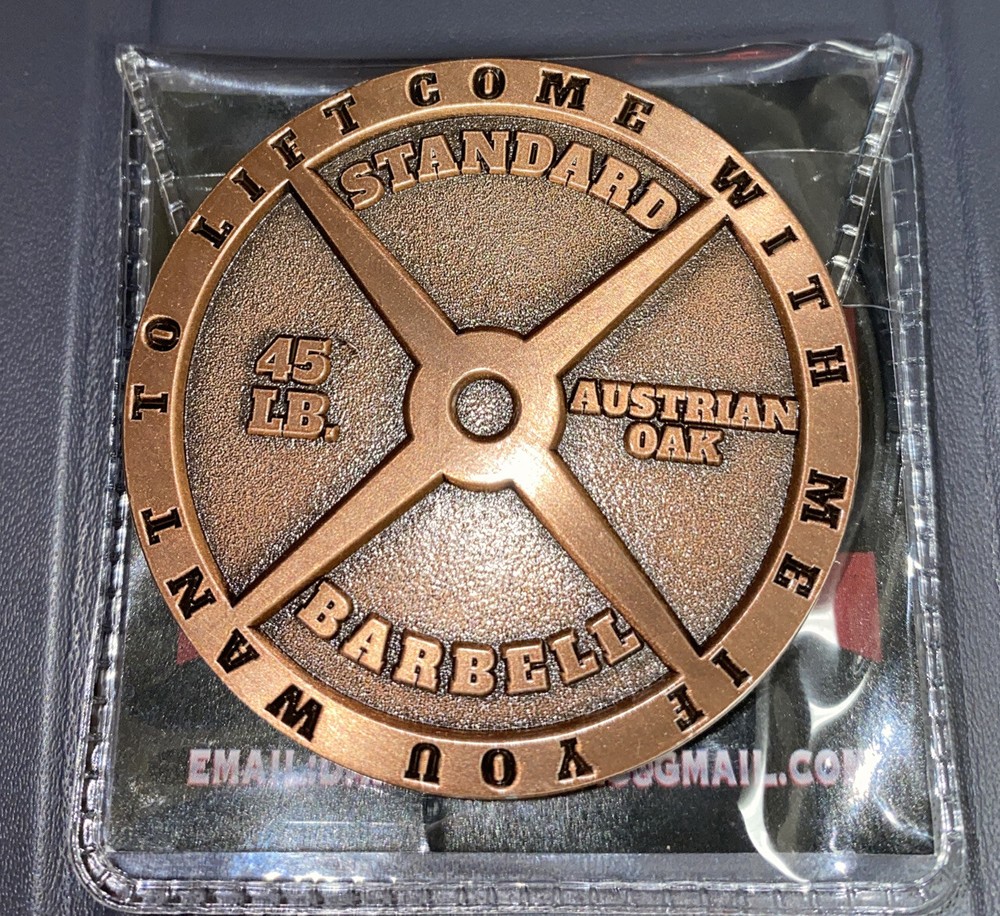 challenge coin Arnold Schwarzenegger