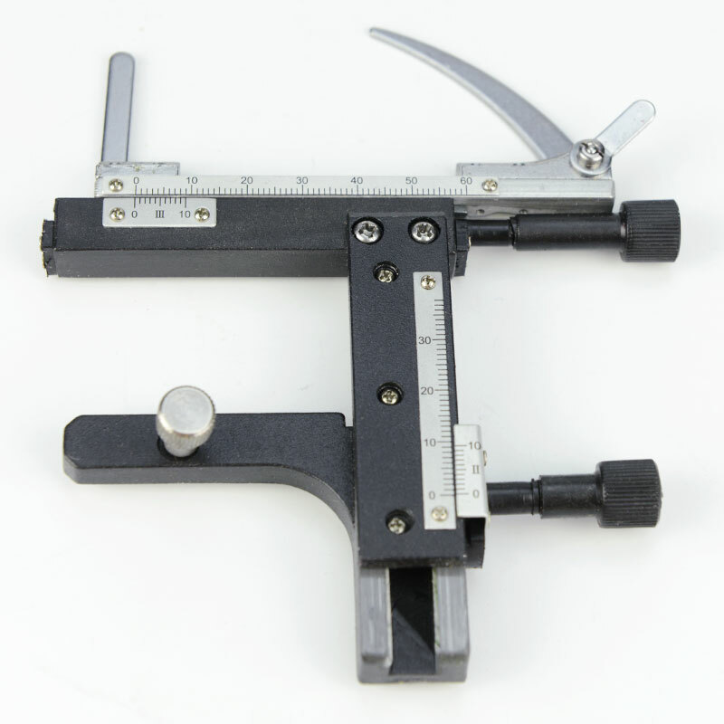 Microscope Attachable Mechanical Moveable Stage X-Y Stage with Scale f Specimens