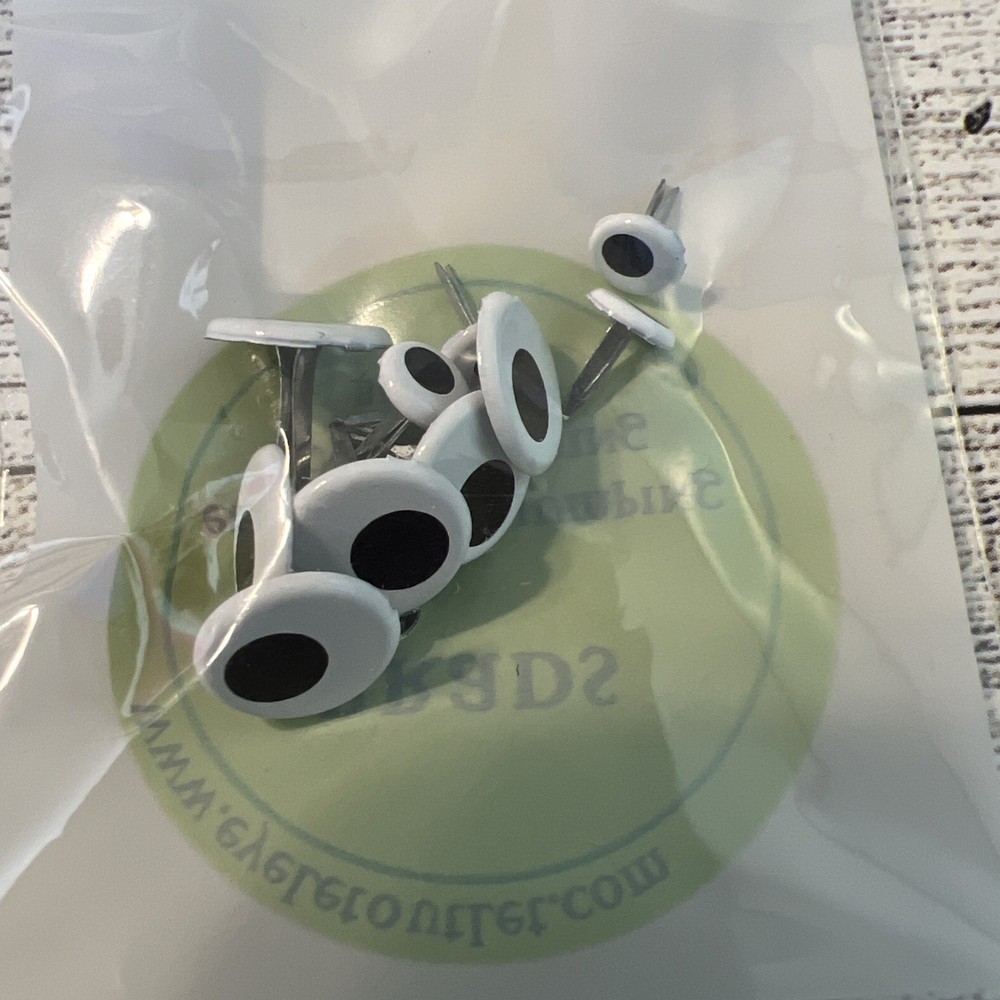 EyeLet OutLet Shape Brads 12/Pkg Small Eye
