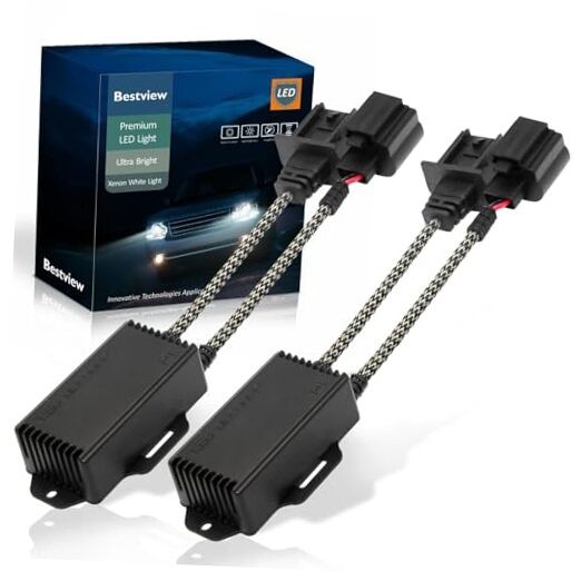 H13 9008 Canbus Decoder Kit for Anti-Flickering Headlight Compatibility