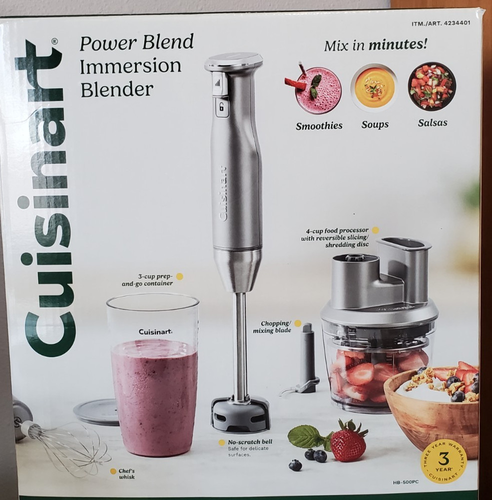 Cuisinart power blend Immersion blender w/ Accessories