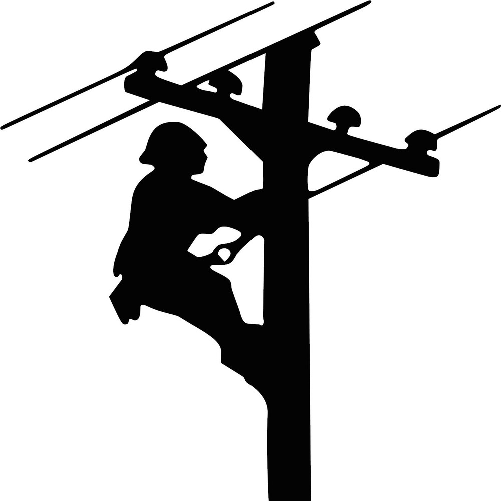 LINEMAN 5X5 Vinyl Decal / Sticker / Window Sticker Graphic